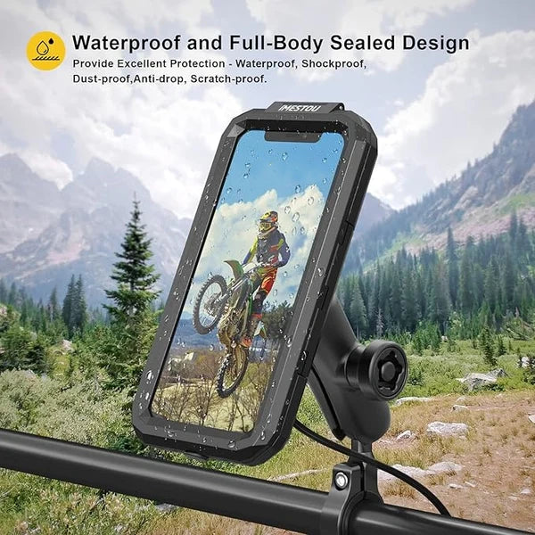 Waterproof Wireless Charging Motorcycle Bike Holder - M22