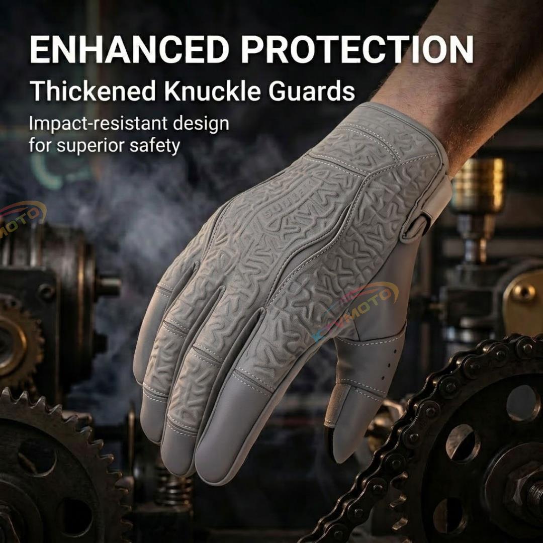 Motorcycle breathable slow rebound retro gloves-G94