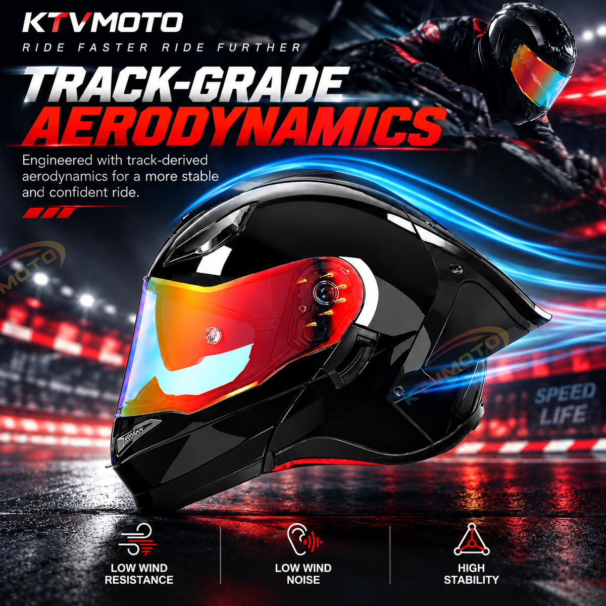 DOT-certified 3-mode modular helmet for all-season riding-I281