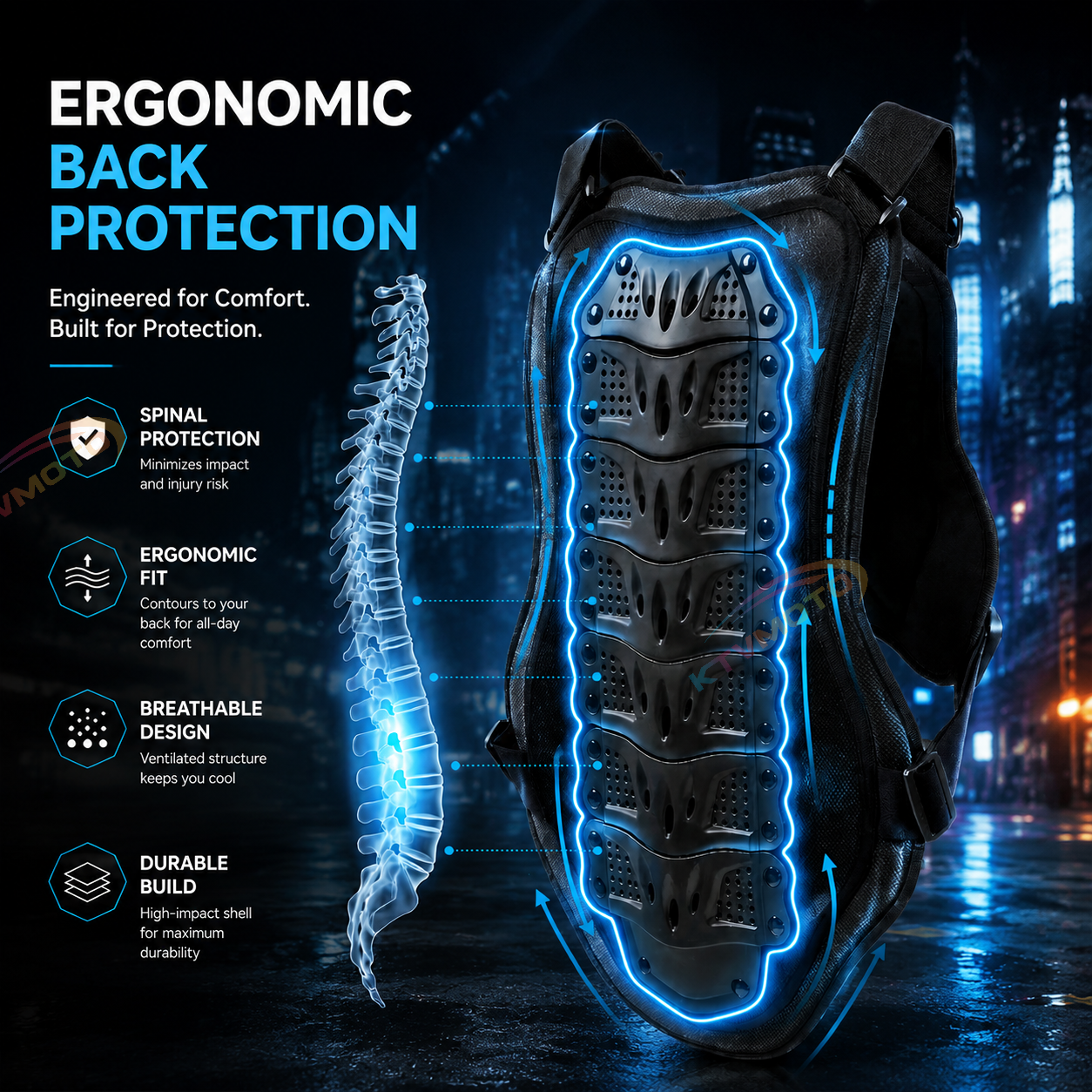 Off-road motorcycle armored vest-F25