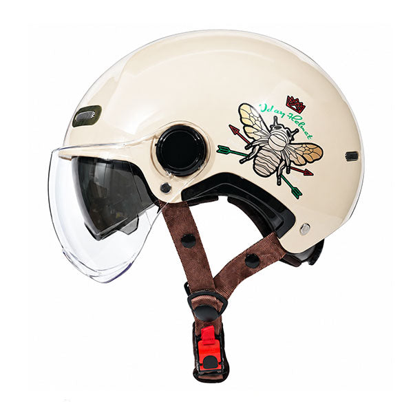 Retro Motorcycle Half-Helmet Breathable Version-I305