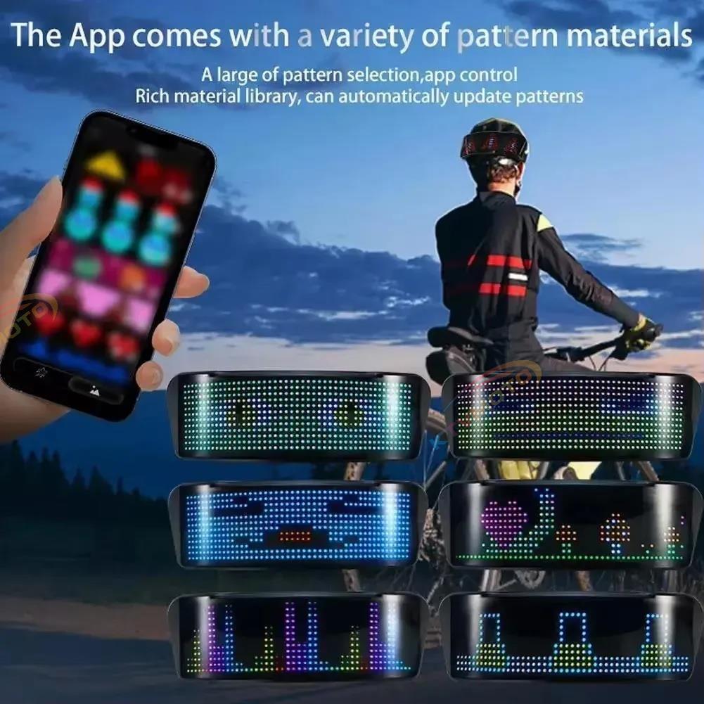 LED Motorcycle, Bicycle, and Electric Bike Sensor Helmet Display-D20