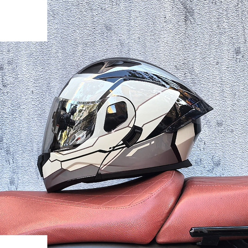 Modular motorcycle helmet-I156