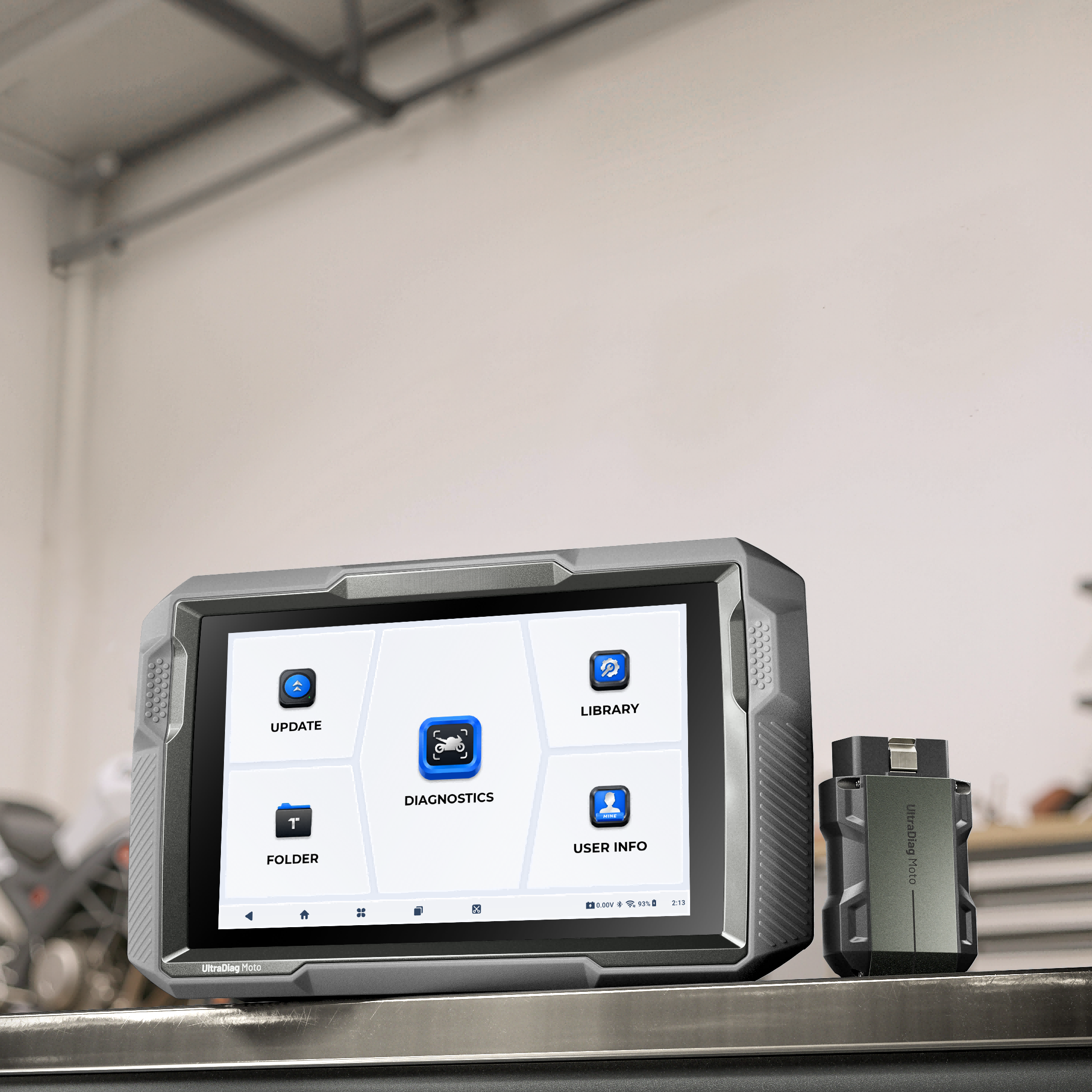Two-way control motorcycle diagnostic tool - E01