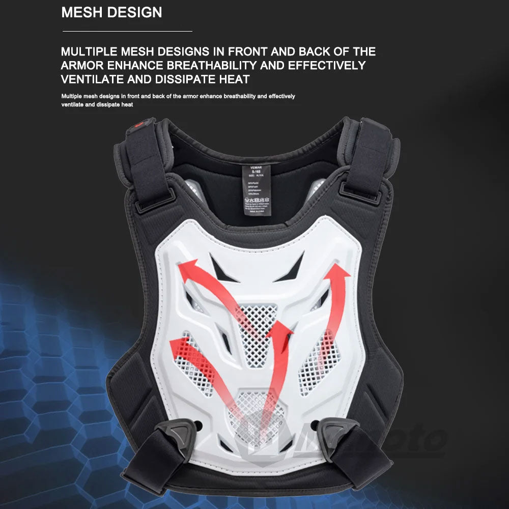 Motorcycle riding protective vest, protective equipment-F12