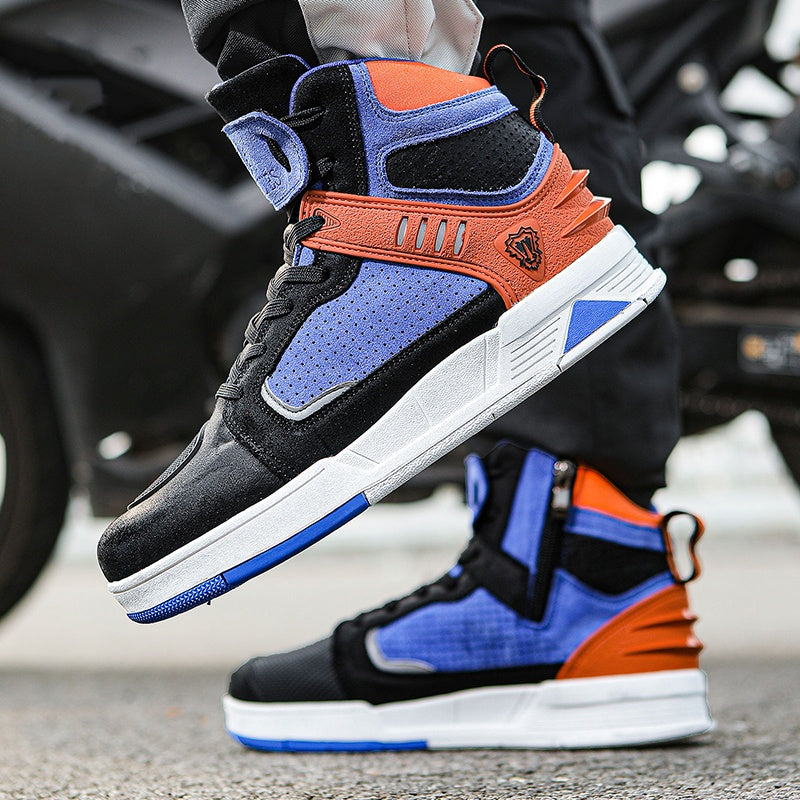 Breathable microfiber leather motorcycle shoes - K14