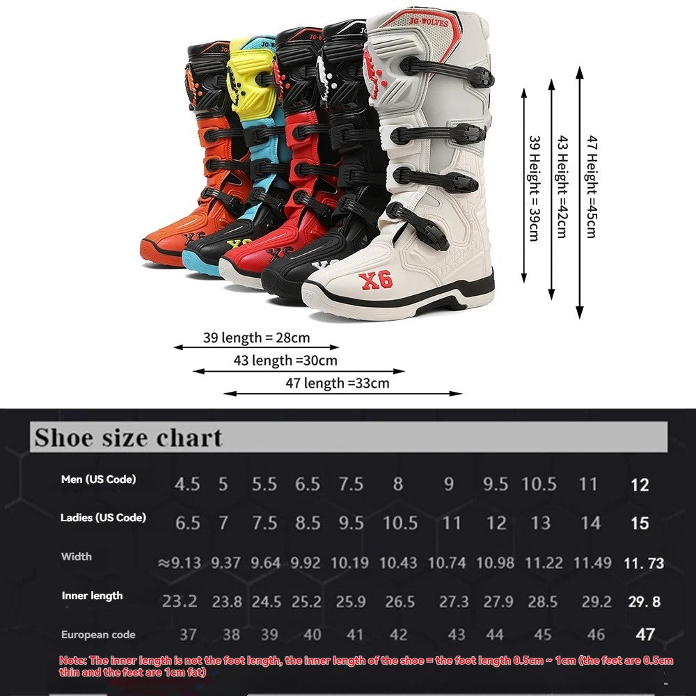 Racing Equipment Long Motorcycle Boots-K11