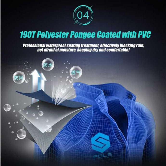 waterproof and reflective raincoat set-C04