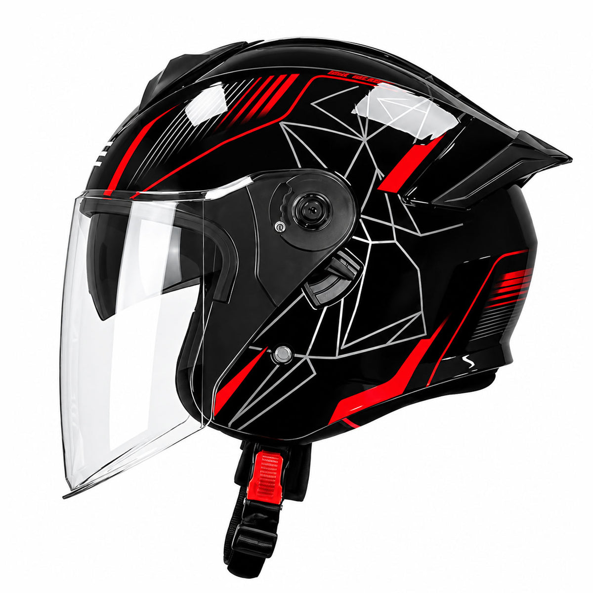 All-Season Motorcycle Helmet with Aurora Visor-I291
