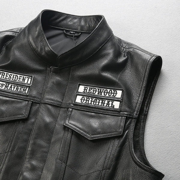 Harley Angel Vest Sons of Anarchy Leather Motorcycle Vest-A15