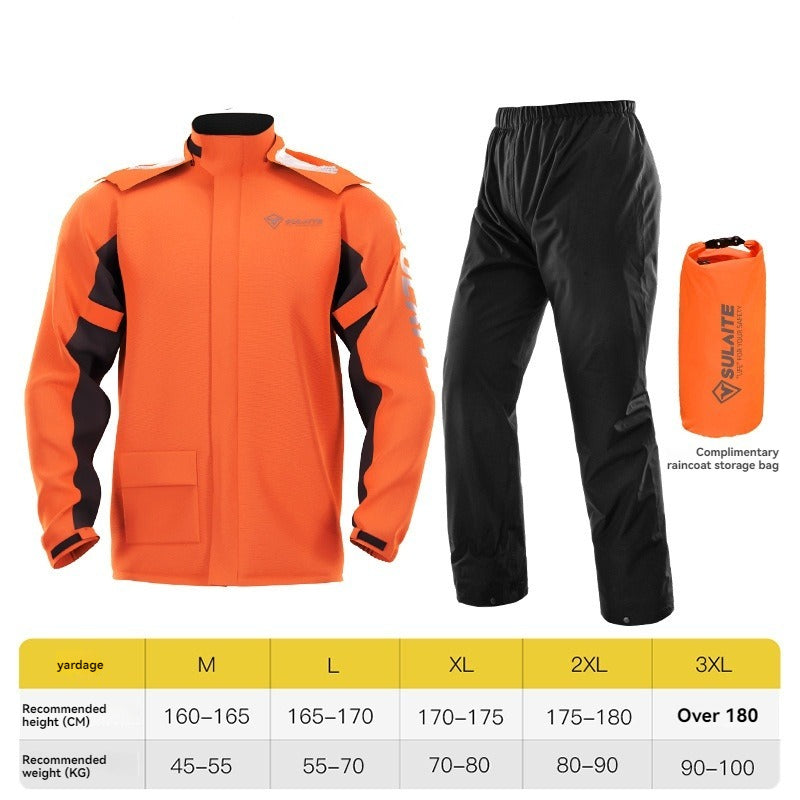 Motorcycle outdoor ultra-thin waterproof raincoat jacket-J19