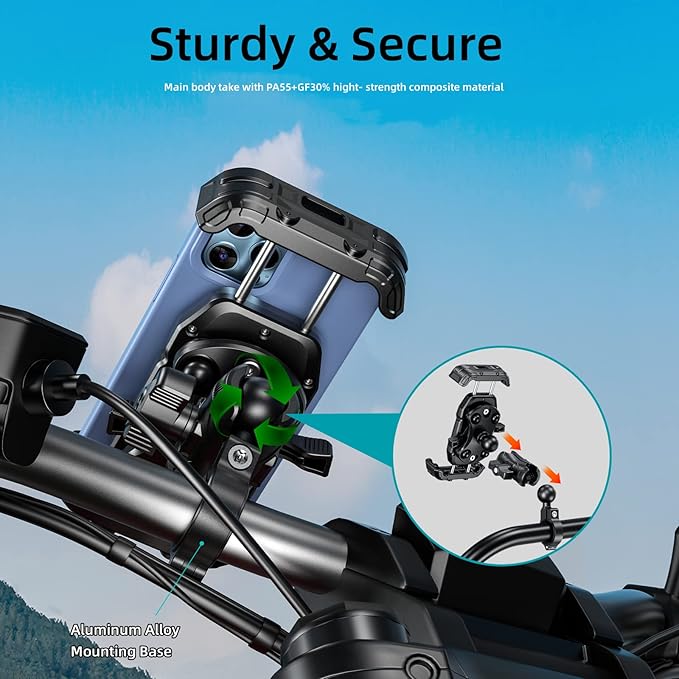 Motorcycle safety lock anti-theft bracket-M26