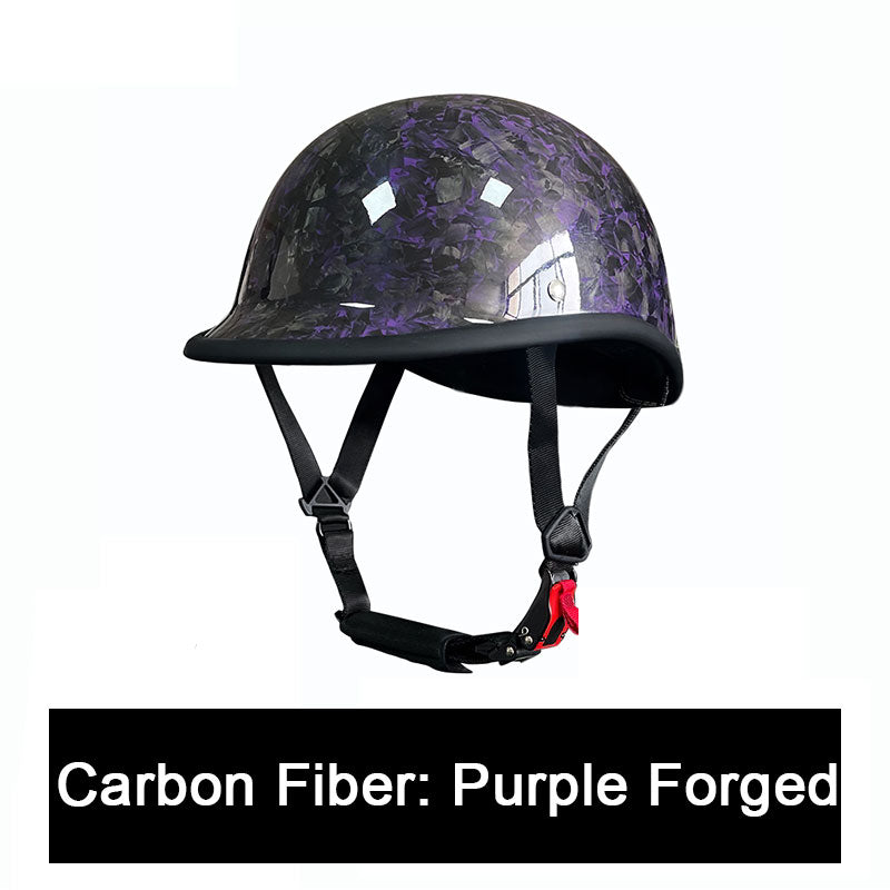 Carbon fiber motorcycle half-helmet cruiser helmet-I52