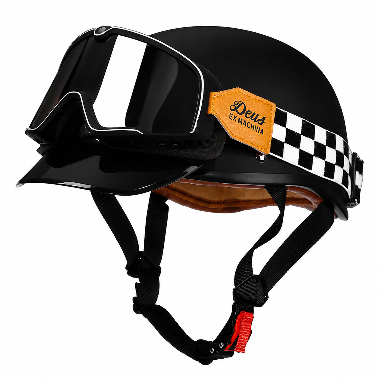 Retro half-helmet, summer travel gear-I18