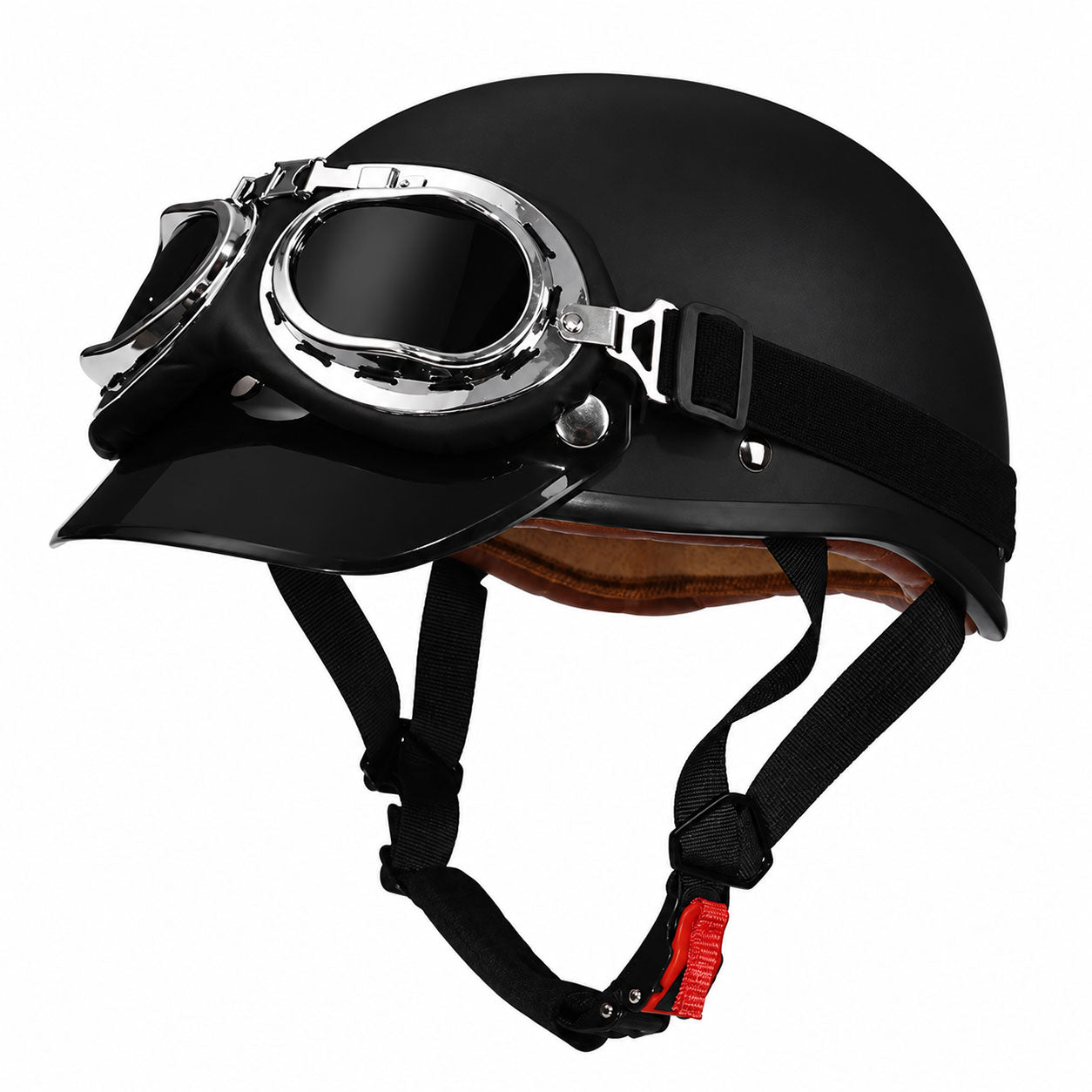Retro half-helmet, summer travel gear-I18