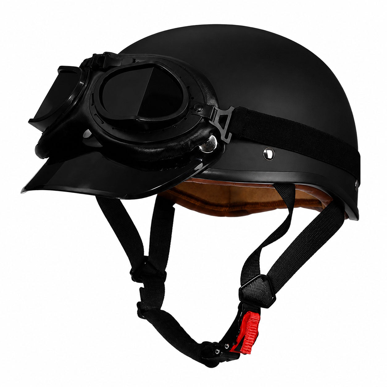 Retro half-helmet, summer travel gear-I18