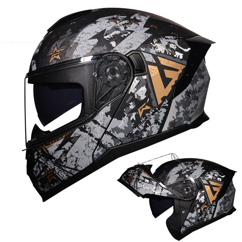 Motorcycle flip helmet-I197