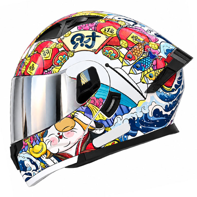 Modular motorcycle helmet-I156