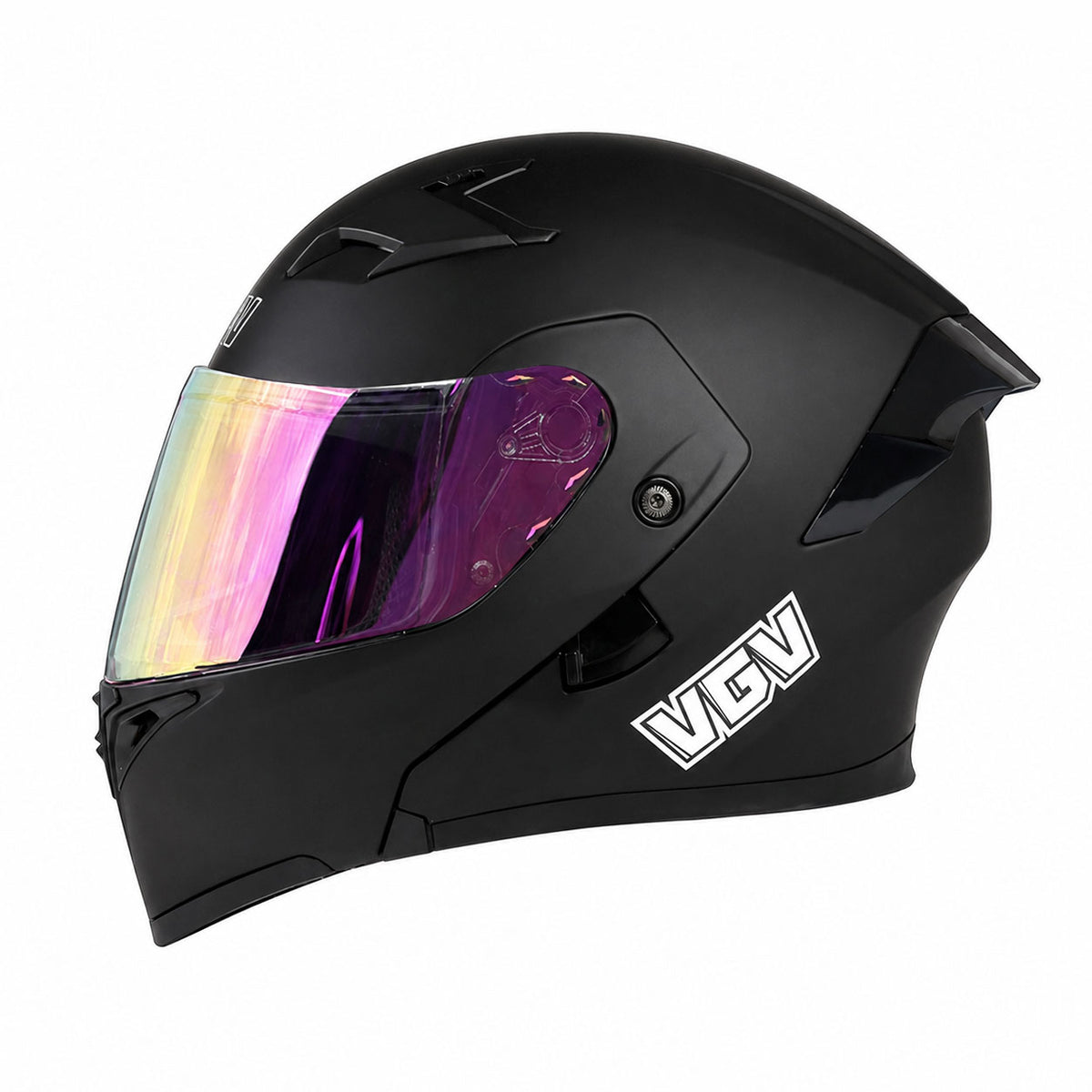 KTVMOTO Motorcycle colored lens flip helmet with built-in Bluetooth - I261