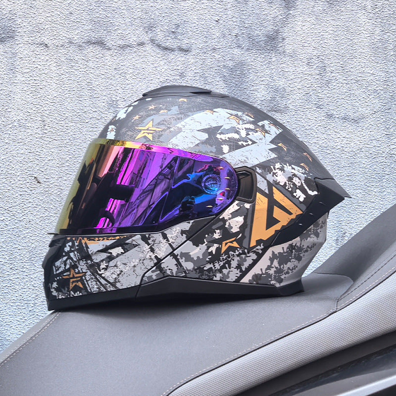 Motorcycle flip helmet-I197