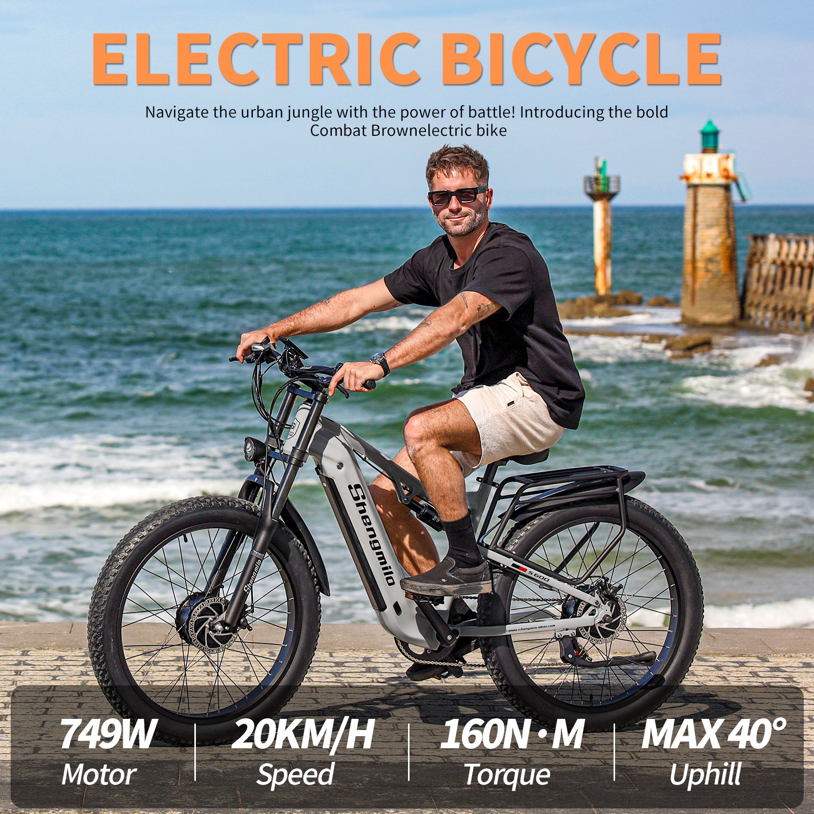 2000W 26-inch Adult Electric Bicycle - S600