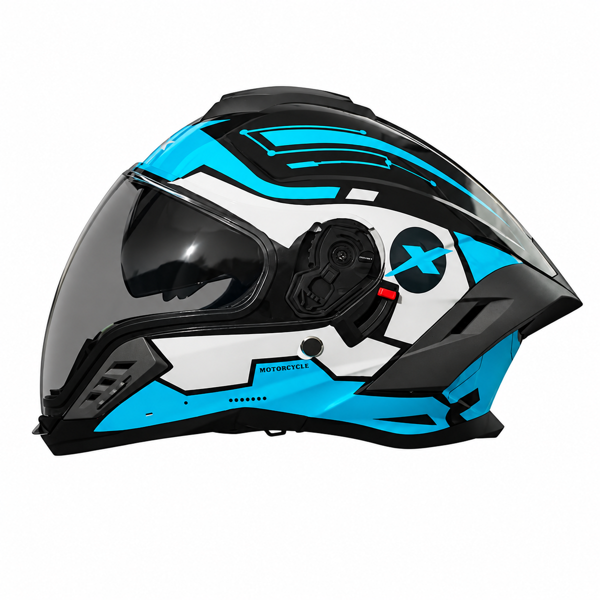 All-season full-face helmet with dual visors-I278