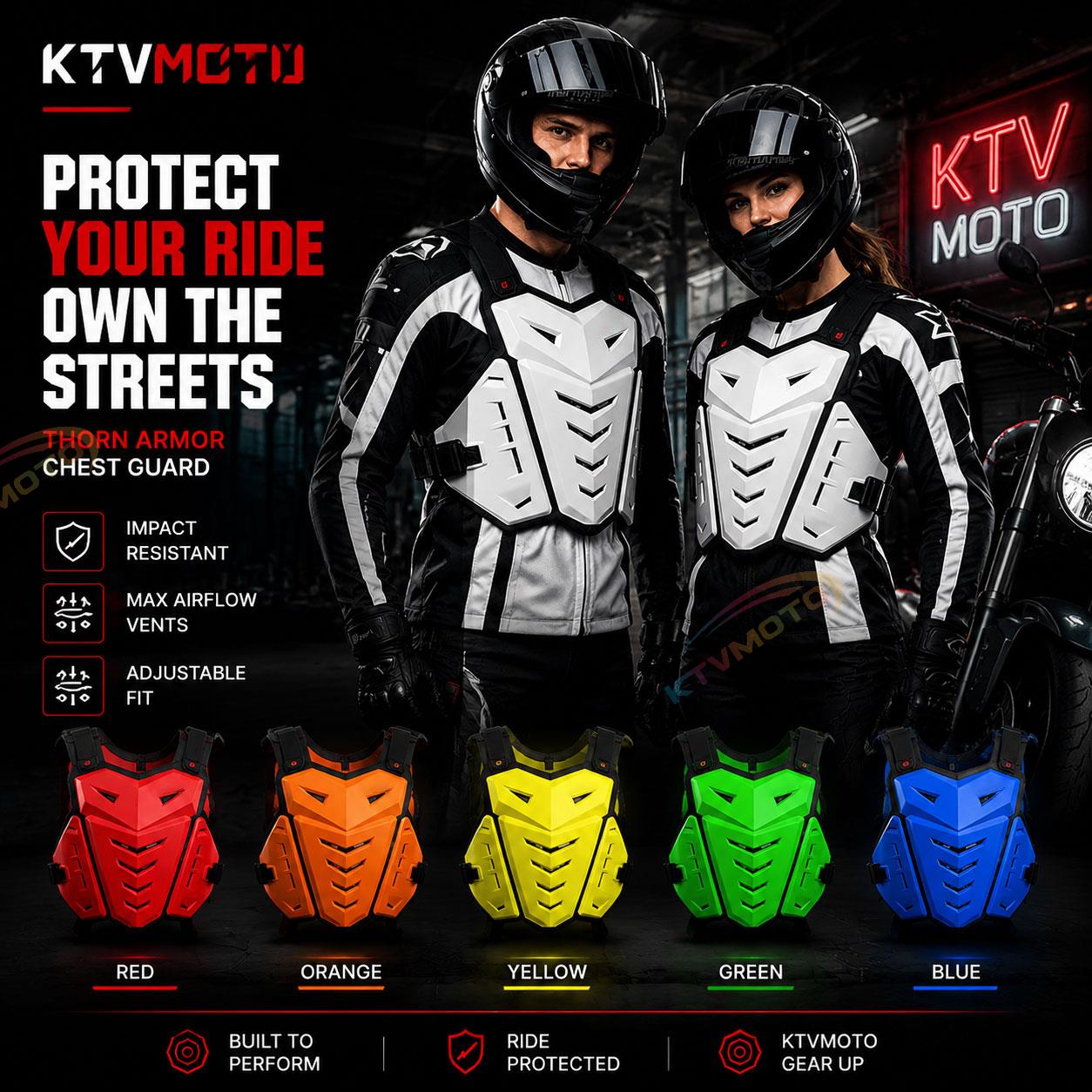 Motocross protective vest-F23