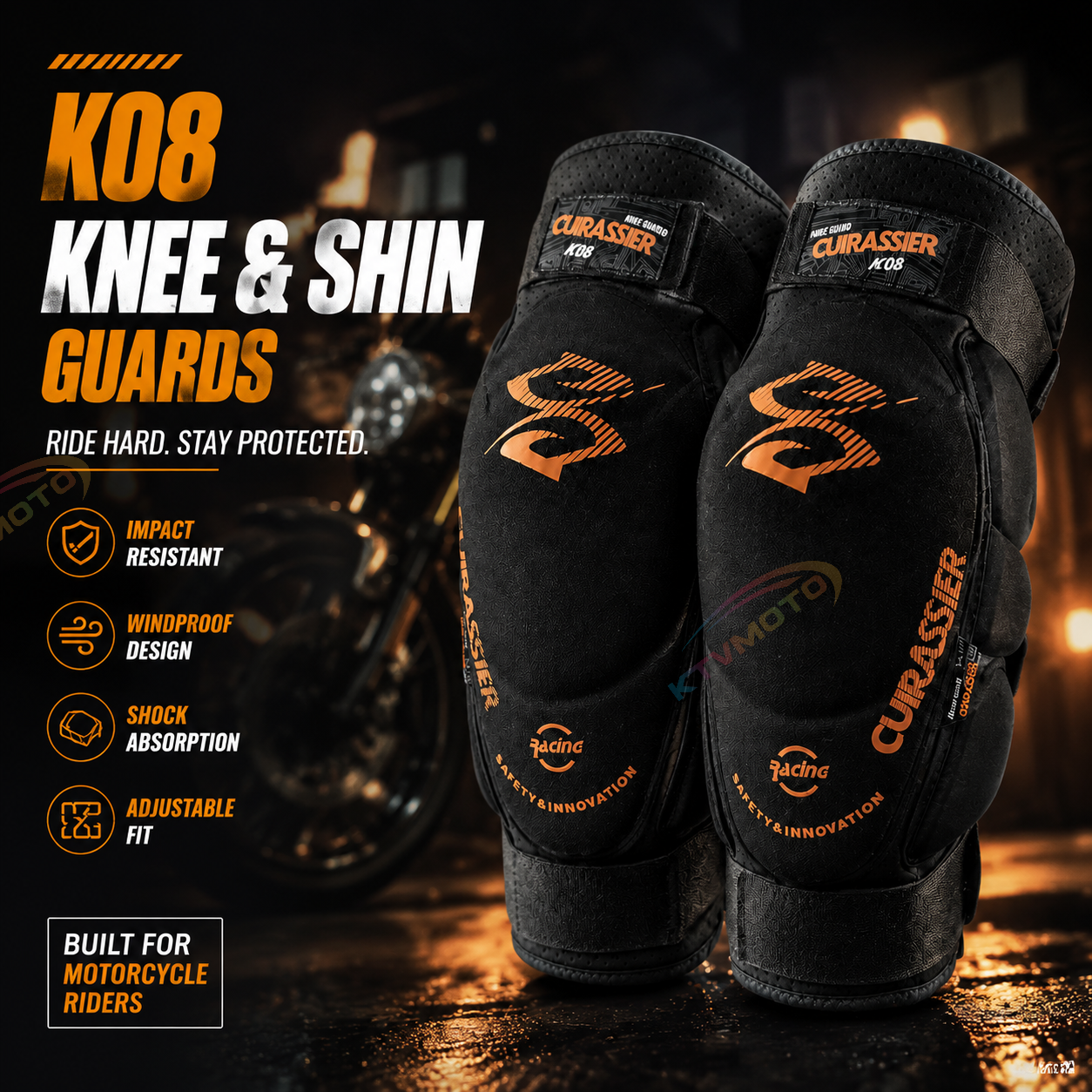 Motocross Knee Guards-Y34