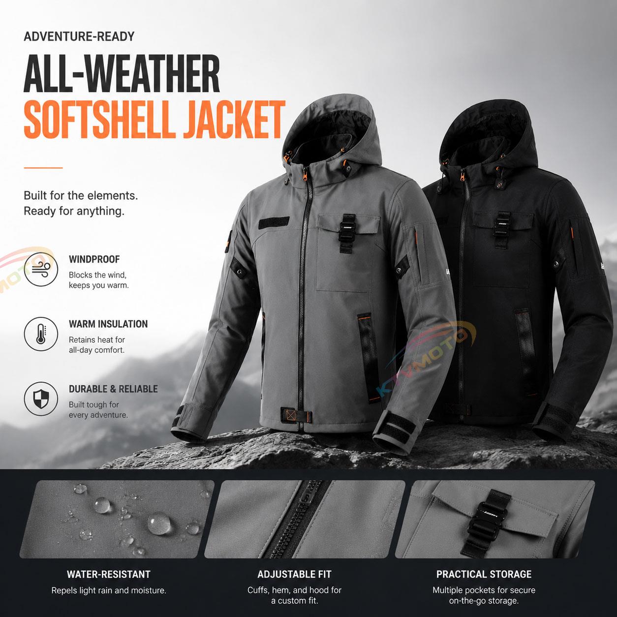 Waterproof Motorcycle Riding Jacket-J99