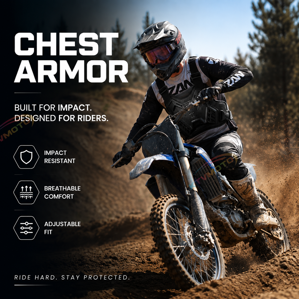 Off-road motorcycle armored vest-F25