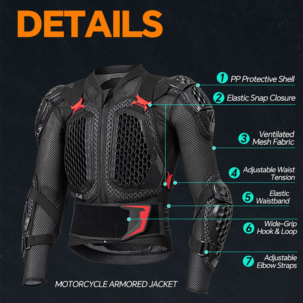 CE certified full chest and back armor - J24