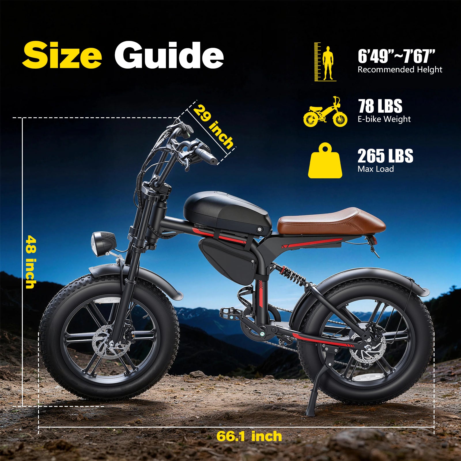 7-Speed All-Terrain Electric Bicycle – BK20