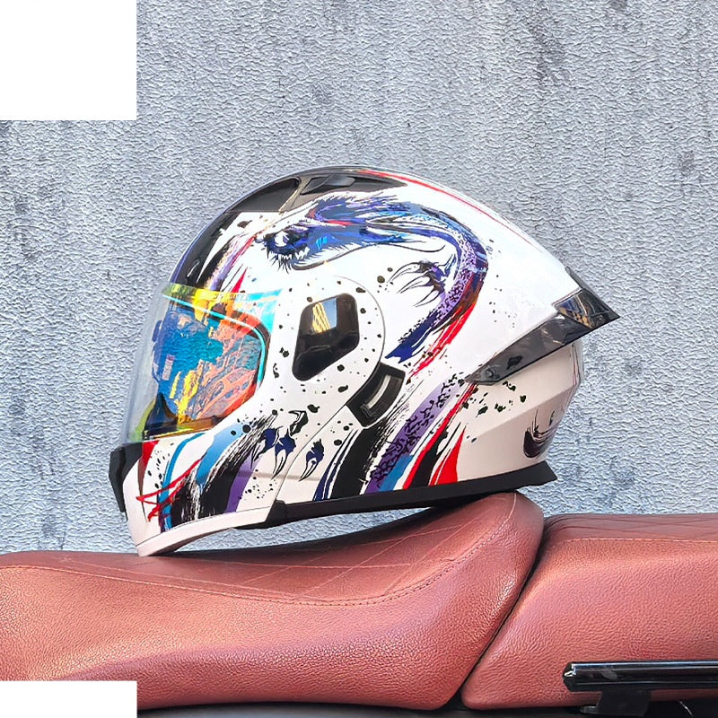 Modular motorcycle helmet-I156