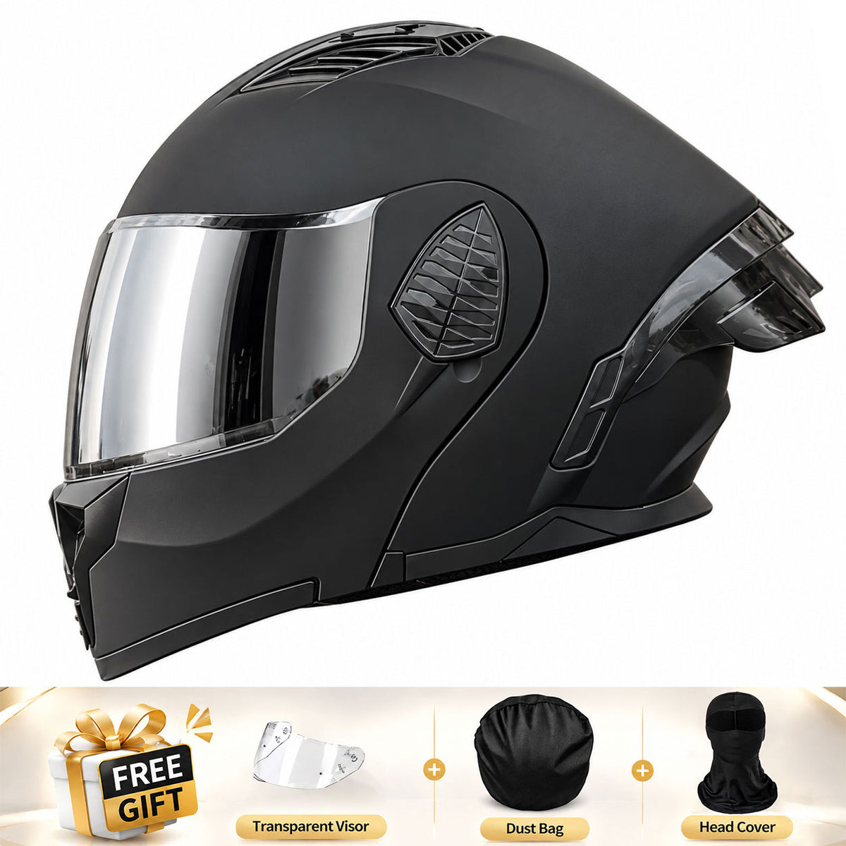 Full-face/Modular Motorcycle Helmet for Cruiser Riding-I306