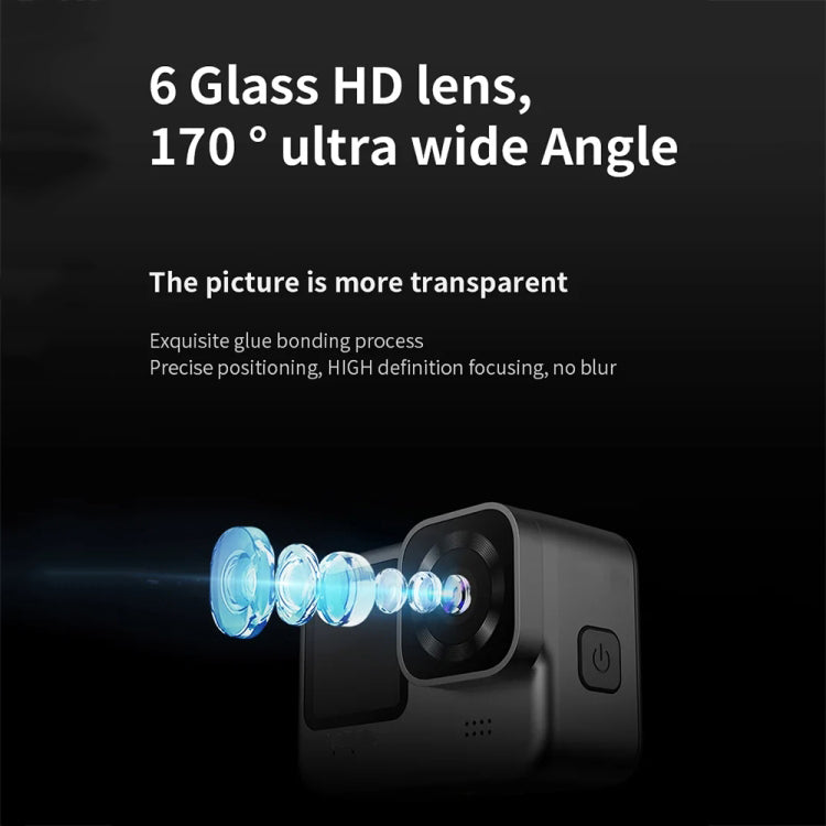 4K 60FPS Waterproof Action Camera with Remote Control Screen-L20