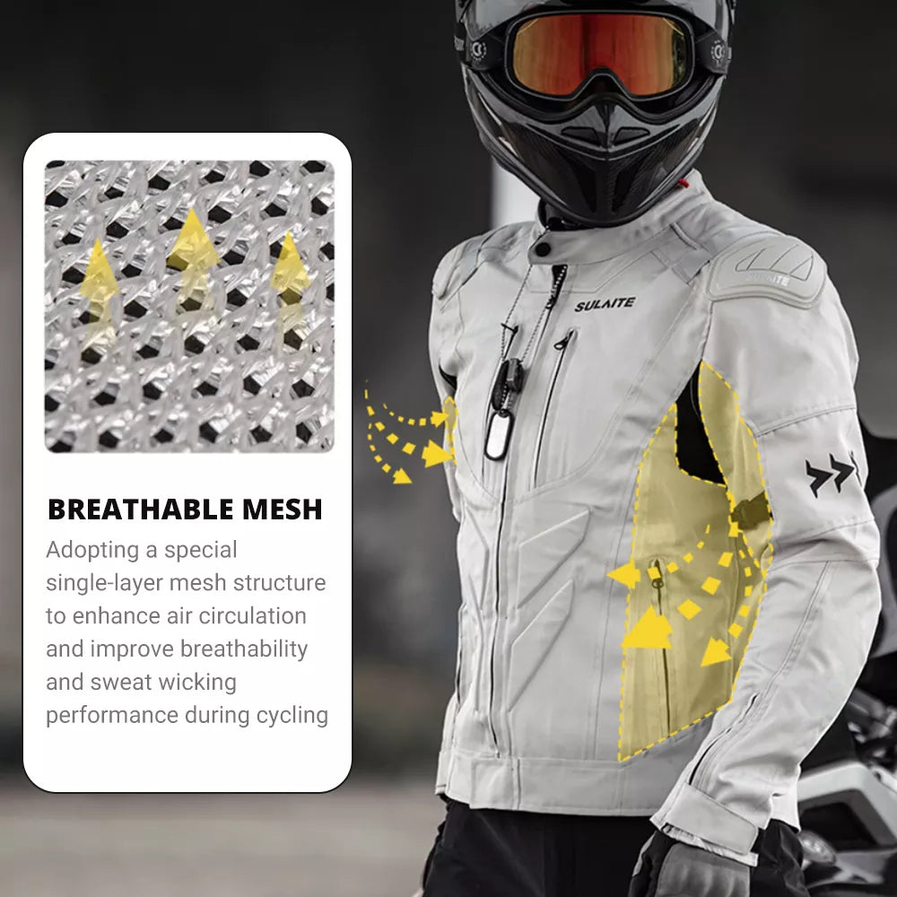 Four Seasons Motorcycle Anti-Fall Racing Suit-J13