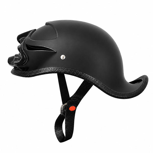 Classic ducktail motorcycle half-helmet Harley style — I41