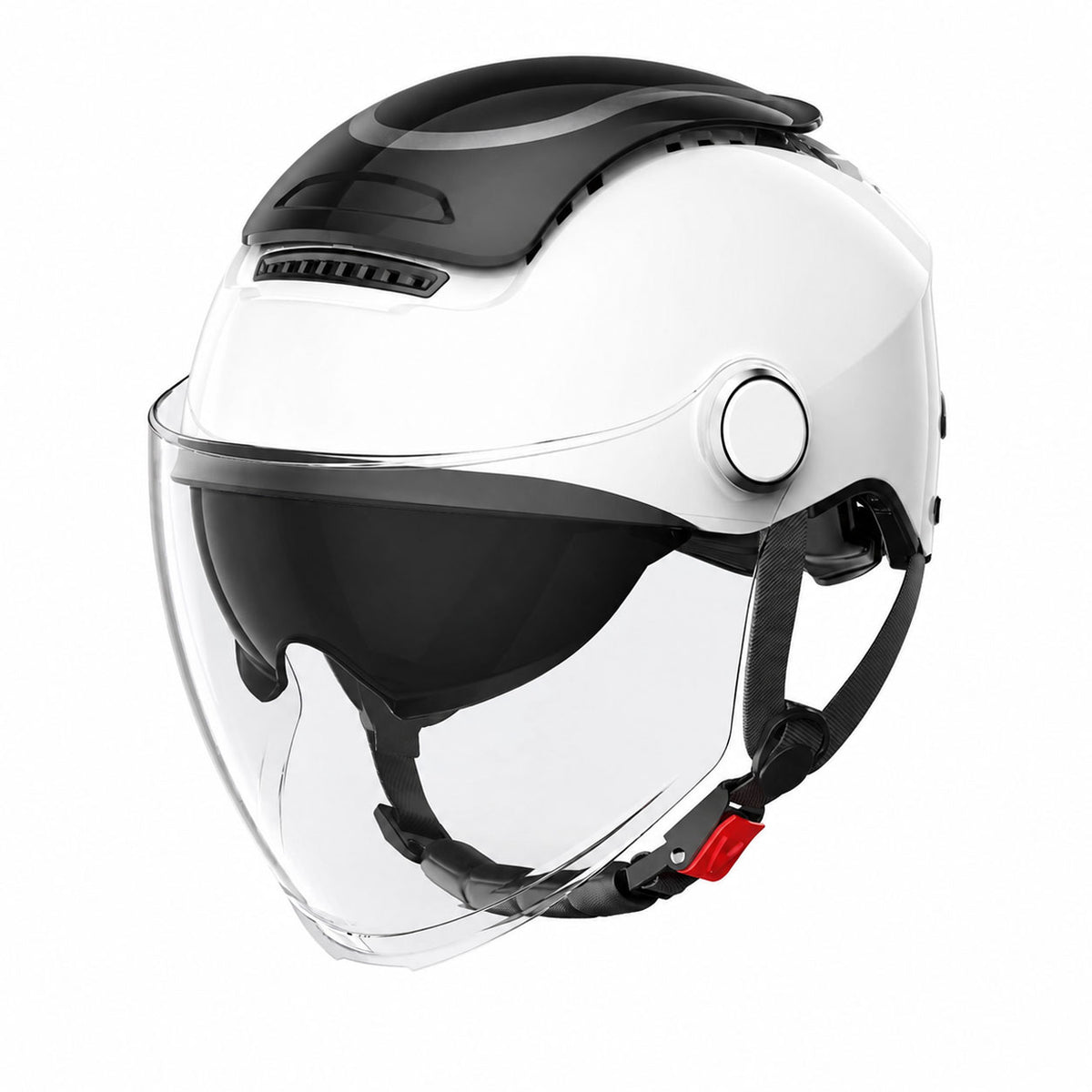 Breathable, sun-protective motorcycle half-helmet-I148
