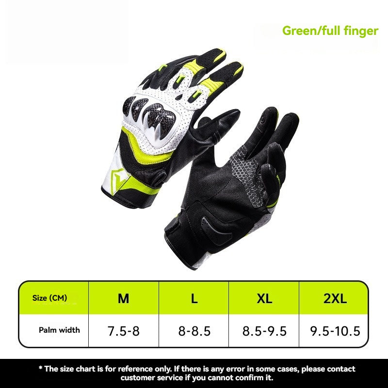 3K Carbon Fiber Shock-Resistant Two-Finger Touchscreen Cycling Gloves - G25