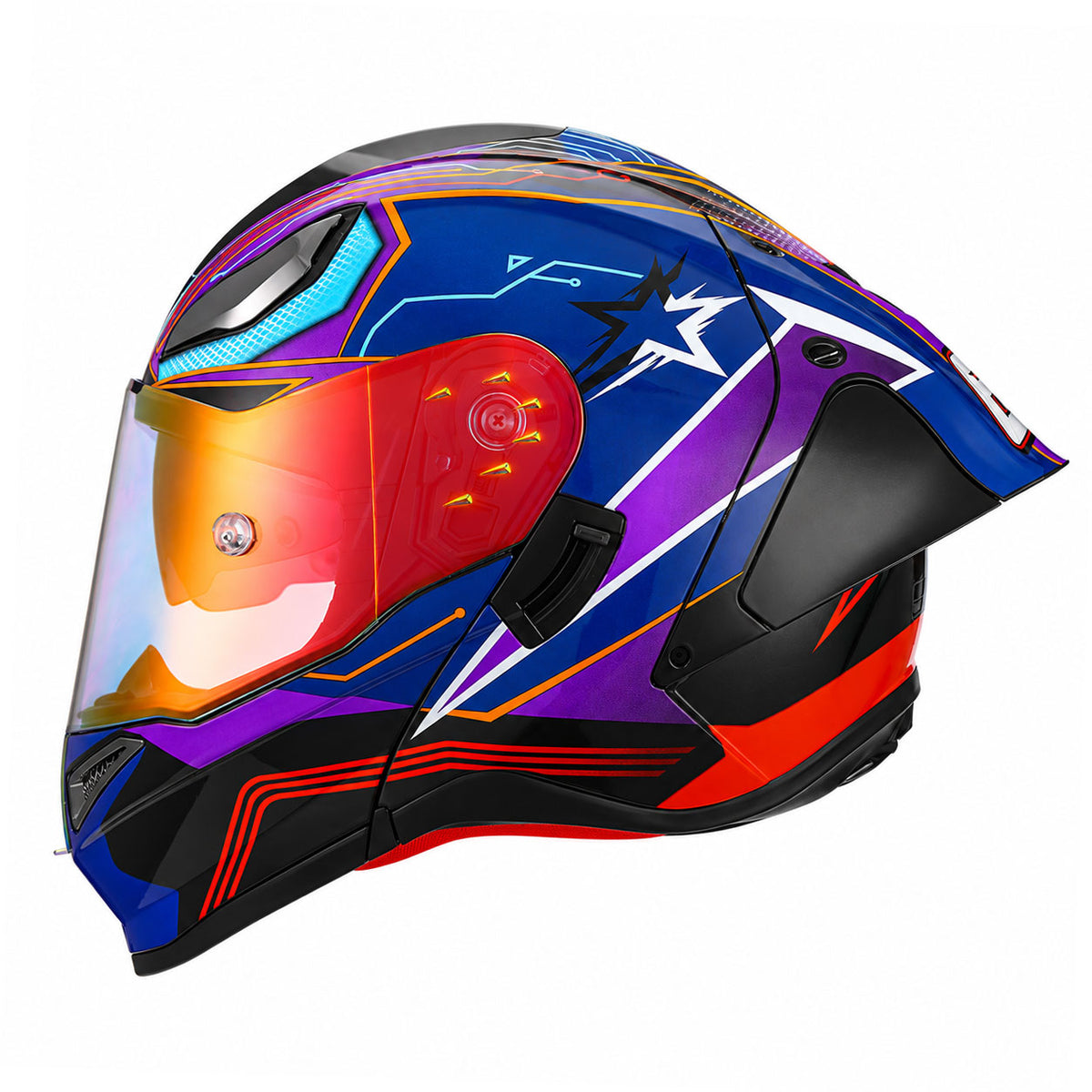 DOT-certified 3-mode modular helmet for all-season riding-I281