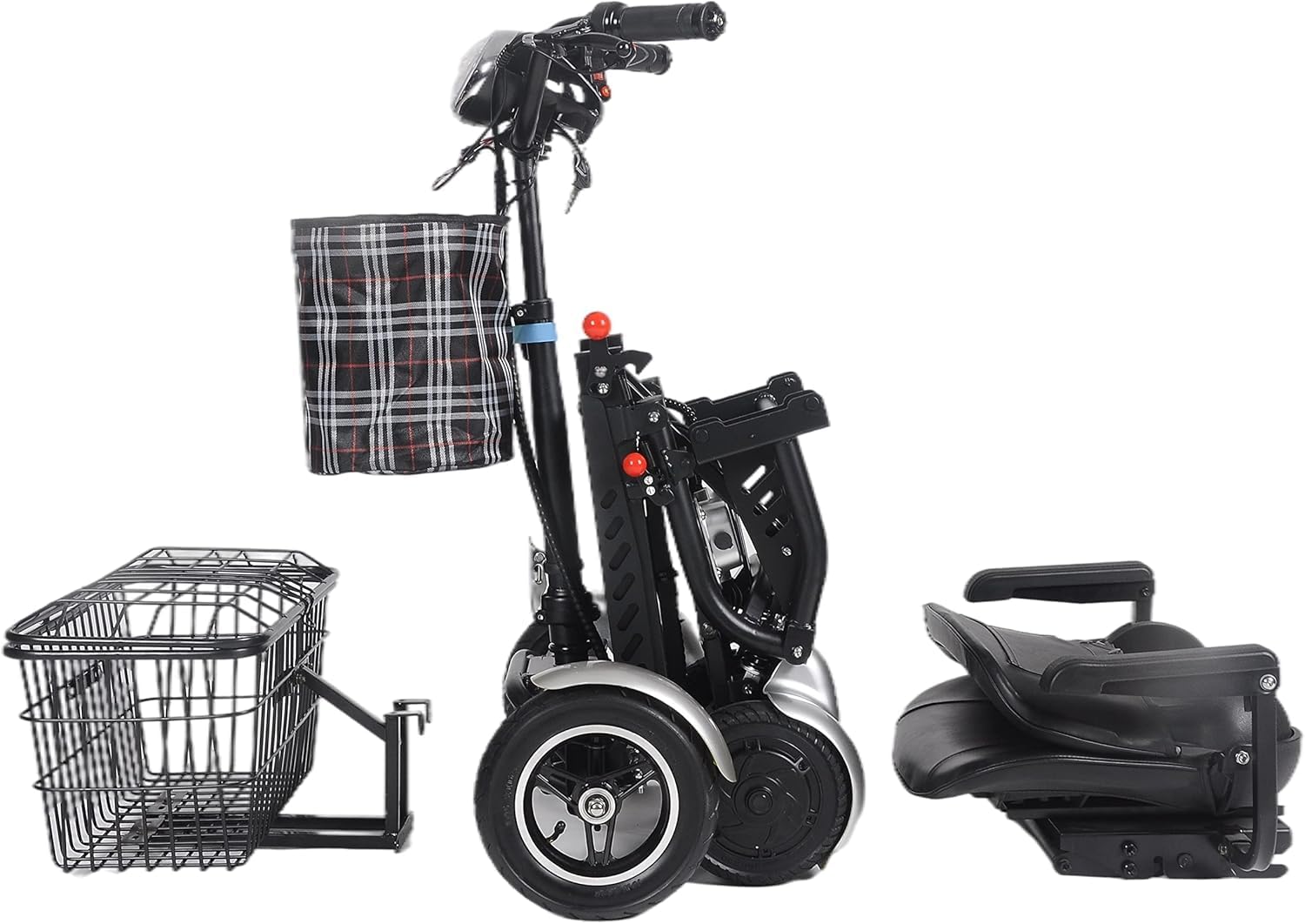 500W Foldable Four-Wheel Electric Scooter - T2