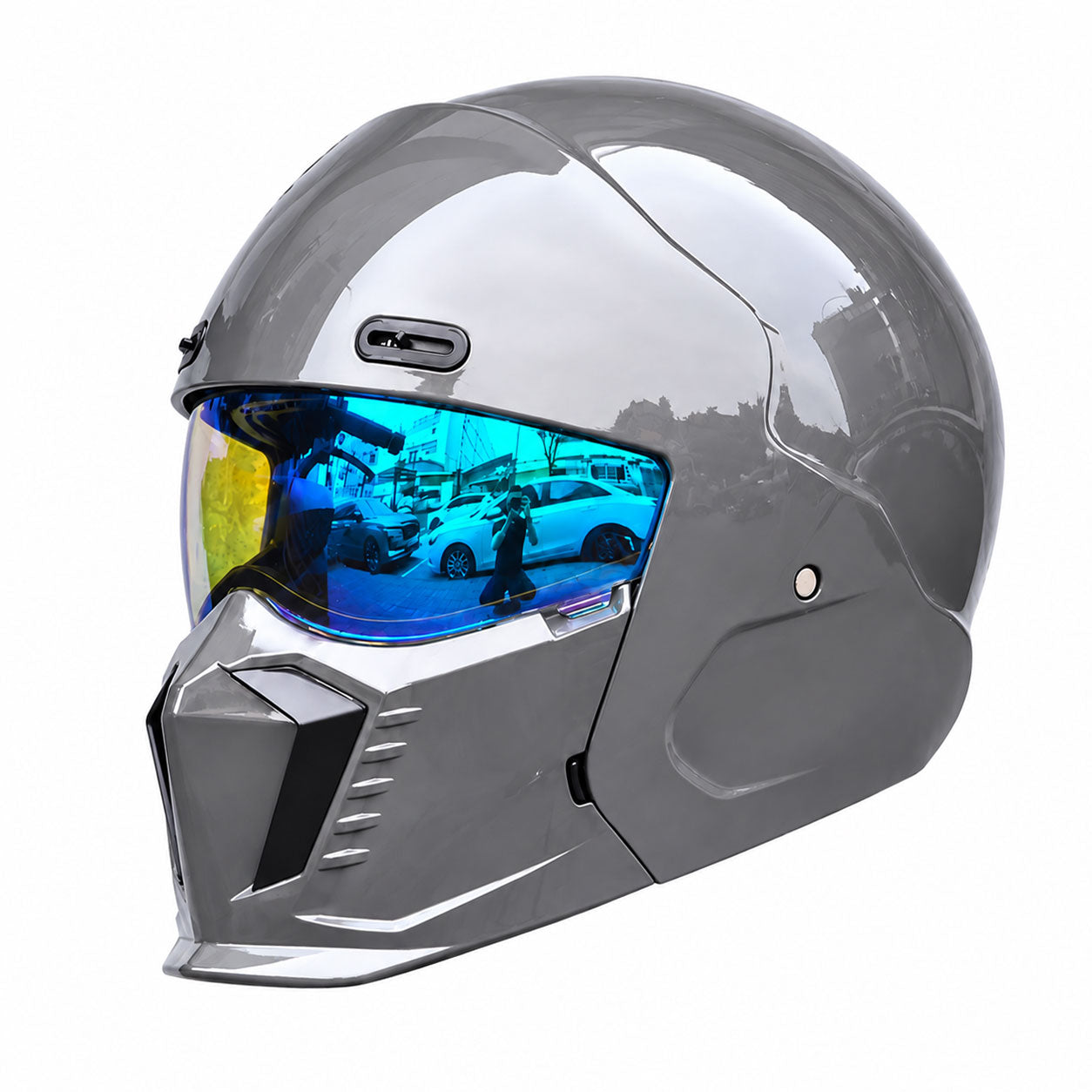 Motorcycle Cruiser-Style Detachable Scorpion Helmet-I178