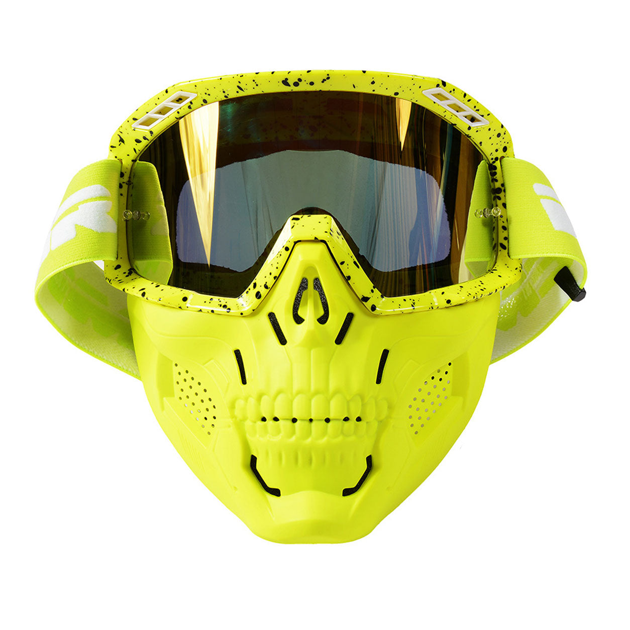 KTVMOTO Motorcycle detachable off-road face shield and goggles-H78