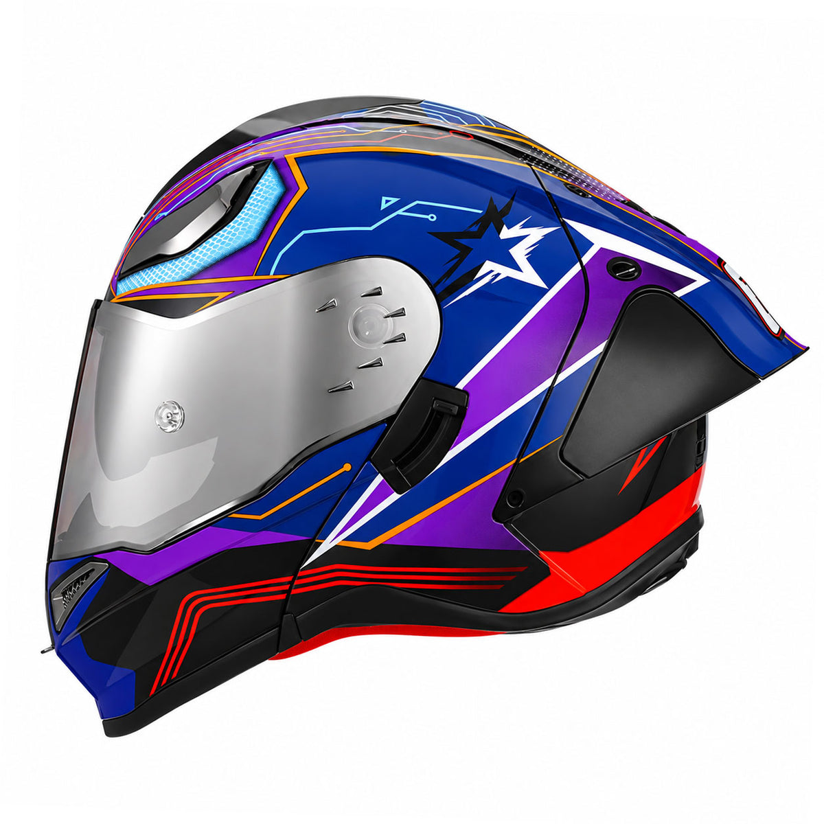 DOT-certified 3-mode modular helmet for all-season riding-I281