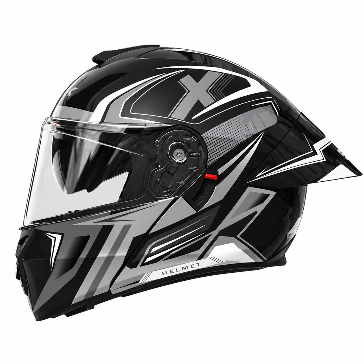 Full-face modular motorcycle helmet with dual visors-I286