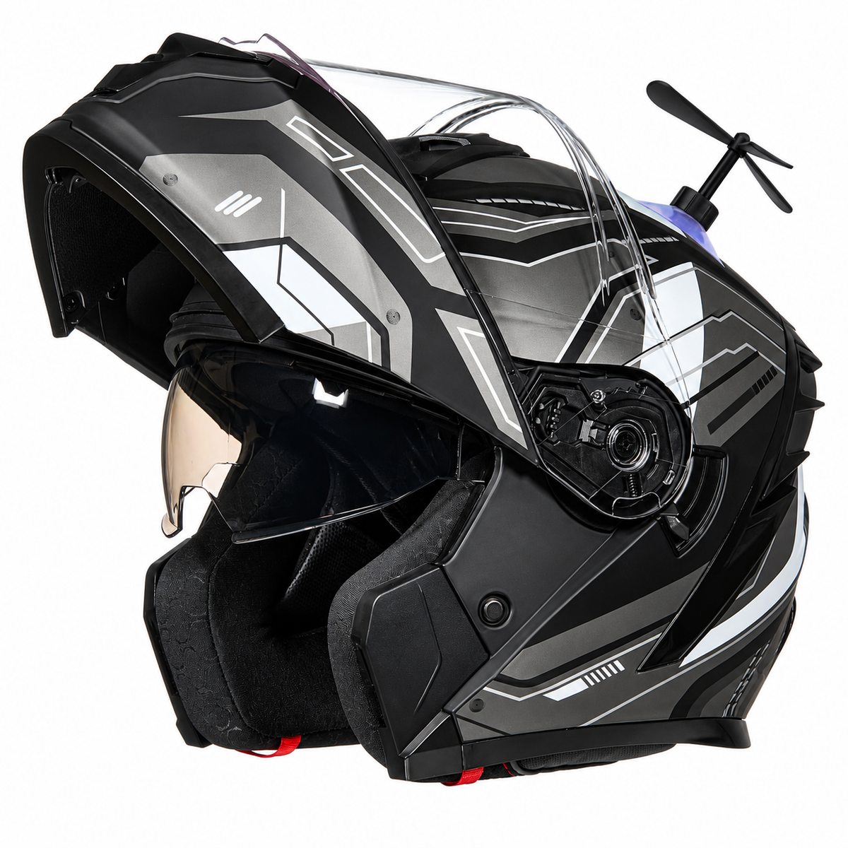 All-Season Windproof and Weather-Resistant Modular Motorcycle Helmet-I279