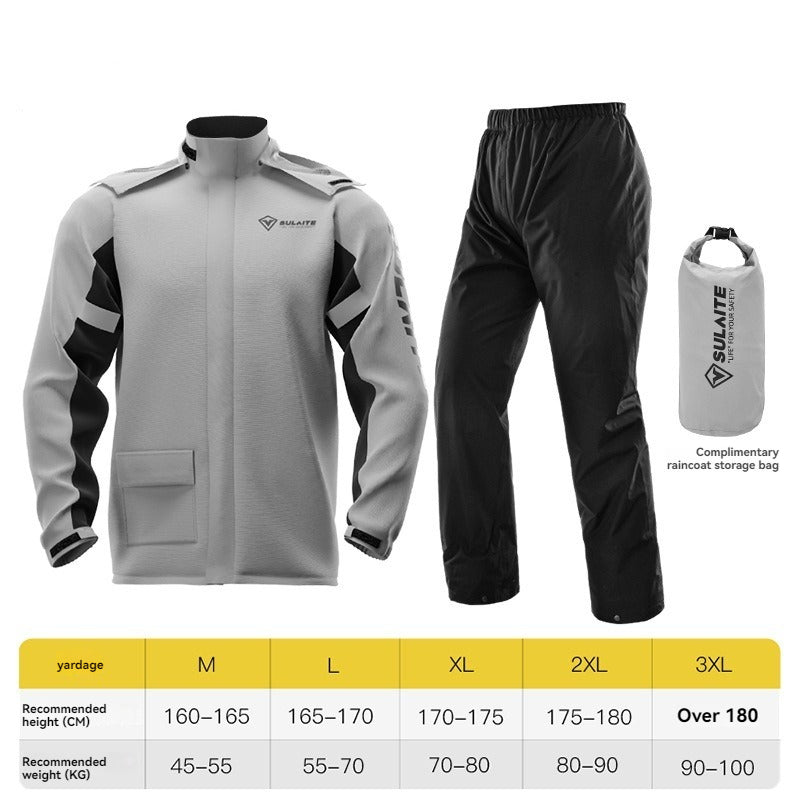 Motorcycle outdoor ultra-thin waterproof raincoat jacket-J19