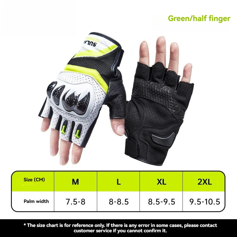 3K Carbon Fiber Shock-Resistant Two-Finger Touchscreen Cycling Gloves - G25