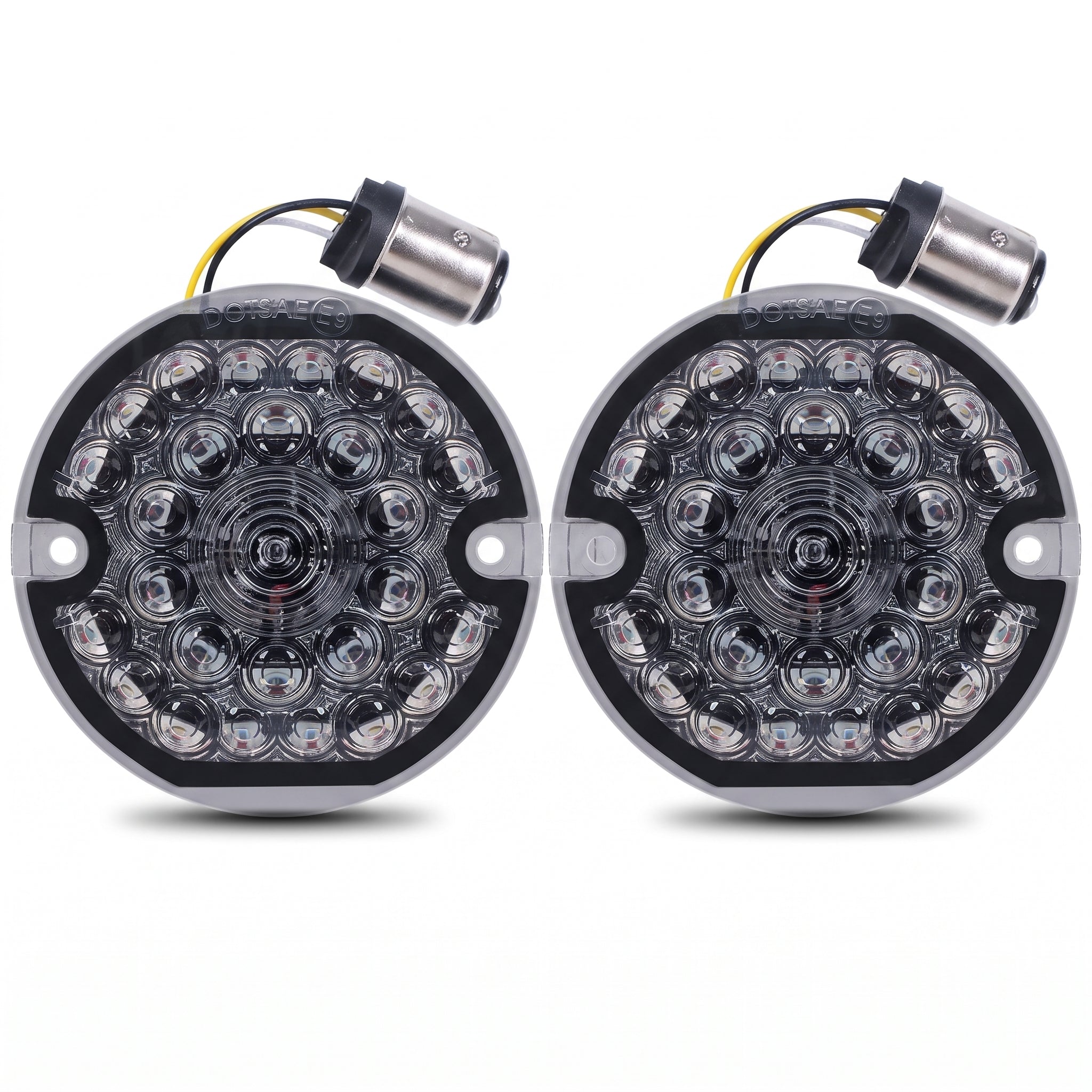 1157 LED Peacock Turn Signal Lights for Harley Moto – D21