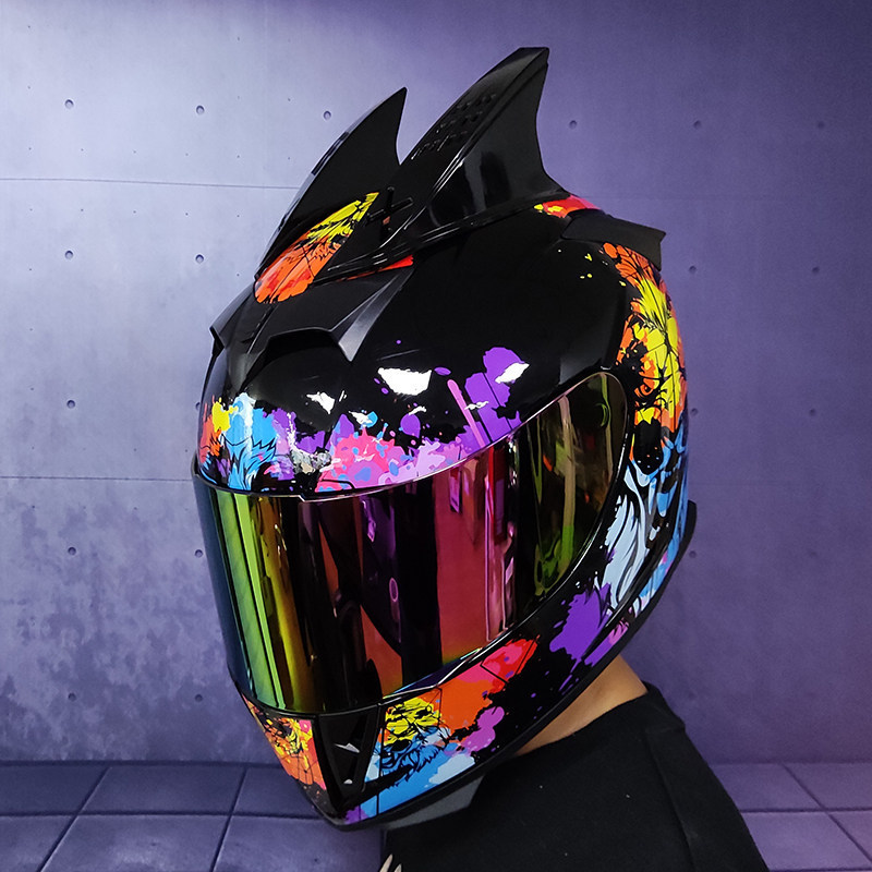 Dual-lens Bluetooth personalized helmet-I68